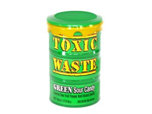 Кислі льодяники Toxic Waste Green Sour Candy 42g