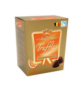 Цукерки шоколадні Maitre Truffout Gold Truffles Orange 200g
