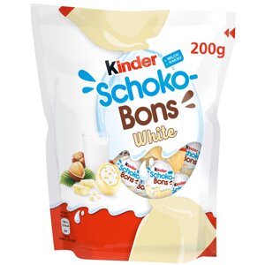 Цукерки в білому шоколаді Kinder Schoko-bons White 200g