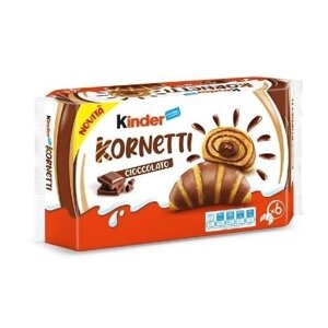 Круасани Kinder Kornetti Cioccolato 252g (термін придатності до 28.03.2024)