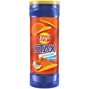 Чіпси Lay's STAX Buffalo Wings with Ranch 155.9g