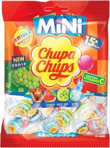 Льодяники Chupa Chups Mini Assorted Bags 15шт