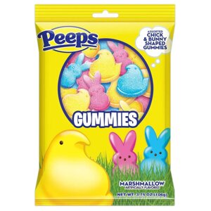 Маршмеллоу Peeps Easter Gummies Candy Bag, 106г