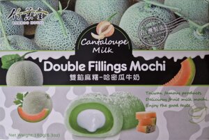 Моті Double Fillings Mochi Cantaloupe Milk, 180г