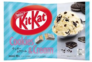 Набір міні батончиків Nestle KitKat Mini Cookies Cream 10 шт 150 г