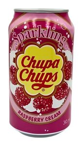 Напій газований Chupa Chups малина вершки Chupa Chups Sparkling Raspberry Cream