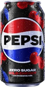 Напій Pepsi Cola Zero Sugar Wild Cherry Soda Pop 355мл