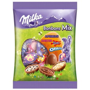 Великодні шоколадні цукерки Milka Bonbons Mix 86g