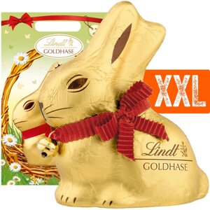Великодній кролик Lindt Goldhase Milk Chocolate Easter Bunny XXL, 1кг
