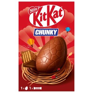 Пасхальний набір Kitkat шоколадне яйце та шоколадний батончик, 129 г