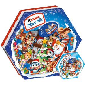Подарунковий набір Kinder Maxi Mix Weihnachtsteller 143g