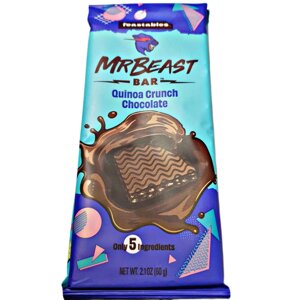 Шоколад Feastables MrBeast Quinoa Crunch Chocolate Bar 60g