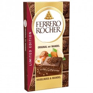 Шоколад Ferrero Rocher з мигдалем 90 г