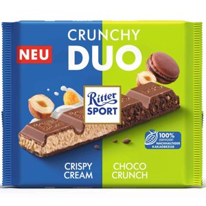 Шоколад Ritter Sport Crunchy Duo, 218 г