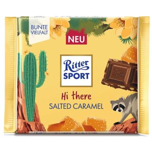 Шоколадка Ritter Sport "Hi There"Salted Caramel Chocolate 100 g