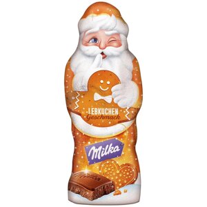 Шоколадна фігурка Milka Weihnachtsmann Lebkuchen Geschmack 100 g