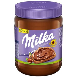 Шоколадна паста крем Milka с фундуком 600g