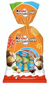 Шоколадні цукерки Kinder Schokolade Mini Eggs Mix 250g