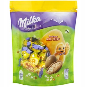 Шоколадні цукерки Milka bonbons Milk Creme 86g