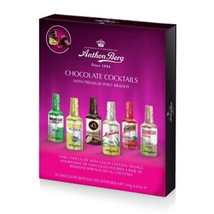 Шоколадні лікери Anthon Berg Chocolate Cocktail Liqueurs 8 Pieces 125g