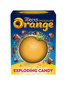 Шоколадний апельсин з вибуховою карамеллю Terry's Orange Chocolate Exploding Candy 157g
