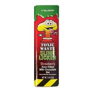 Шоколадний батончик Toxic Waste Slime Licker Strawberr, 49г