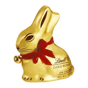 Шоколадний заєць Lindt Gold Bunny Milk Chocolate, 100 г