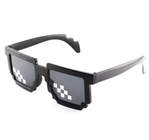 Сонцезахисні піксельні окуляри Майнкрафт (чорні)