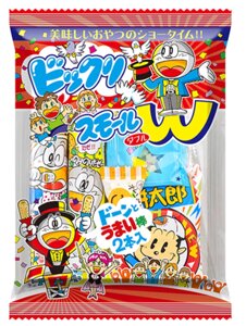 Упаковка японських цукерок Yaokin Dagashi Assort 8 видів цукерок