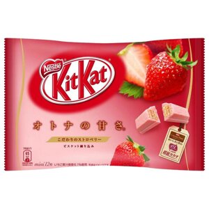 Вафельний батончик KitKat Strawberry 10 mini