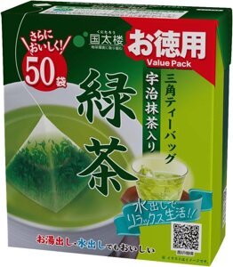 Зелений чай Kunitaro With Matcha Value Pack 50 шт, 100г