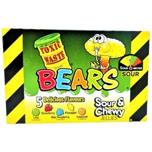 Желейки Toxic Waste Bears Sour & Chewy 85g