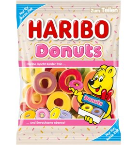 Желейні цукерки Haribo Donuts Пончики фруктові 175г