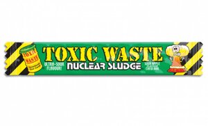 Жувальна цукерка Toxic Waste Nuclear Sludge Green Apple 20g