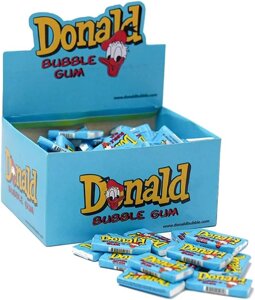 Жувальна гумка donald ML MAPLE LEAF синя 100шт