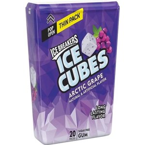 Жувальна гумка Ice Cubes Arctic Grape Sugar Free Chewing Gum 20 ps