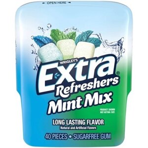 Жувальна гумка Wrigley's Extra Refreshers Mint Mix Gum 40 шт