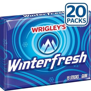 Жувальна гумка Wrigley's Winterfresh Gum 15-Stick Slim Packs
