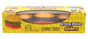 Жувальні цукерки Nickelodeon Gummy Krabby Patty Sliders 3 pack 270 g