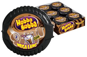 Жуйка Hubba Bubba Bubble Tape Cola Блок 12 X 56g