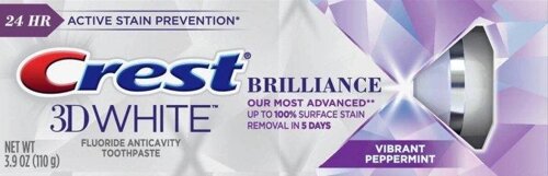 Crest 3D White Brilliance Toothpaste Mesmerizing Mint - Отбеливающая зубная паста