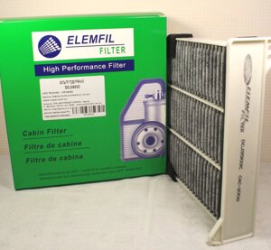 Фільтр повітряний салону вугільний ELEMFIL DCJ3503C