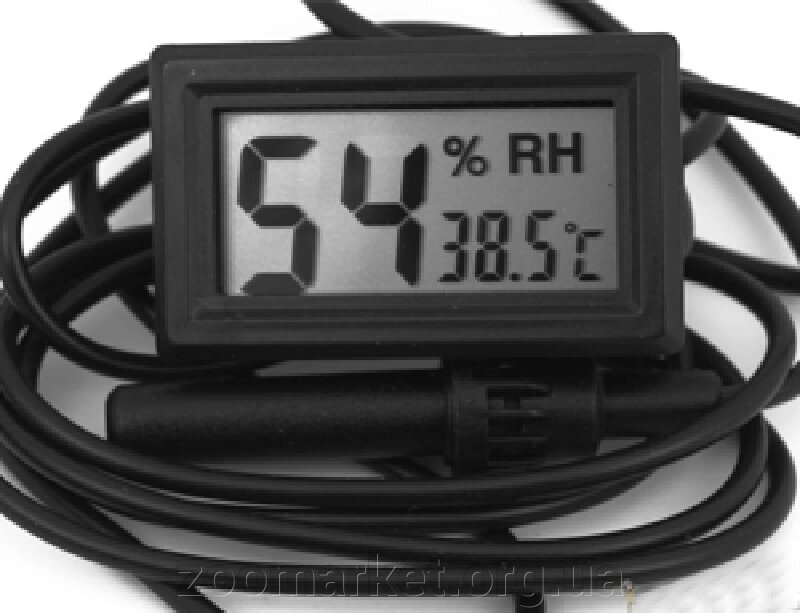 Термогігрометр або гігрометр, електронний термометр в тераріум від компанії Універсальний магазин - фото 1