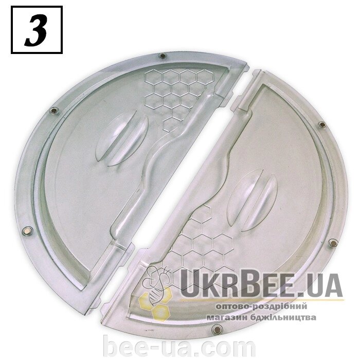 Кришка для медогонки, пластикова з магнітами від компанії Українська Бджілка - фото 1