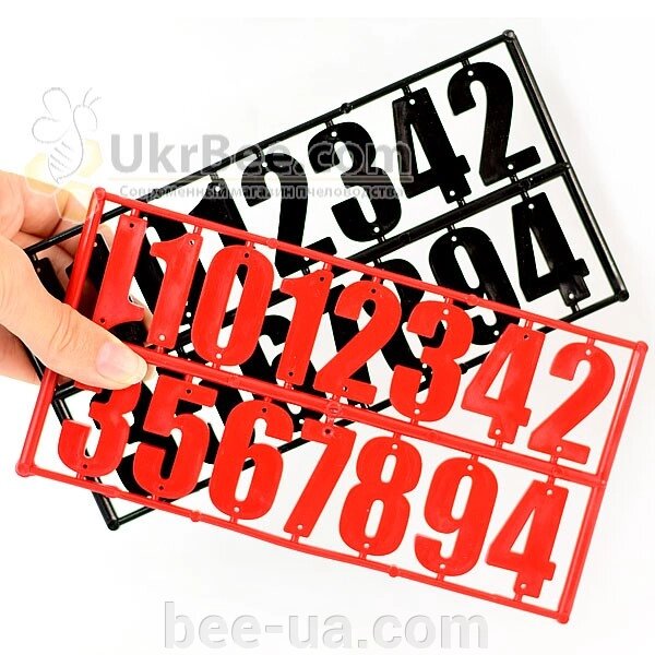 Номерки на вулик ( 15 цифр ) від компанії Українська Бджілка - фото 1