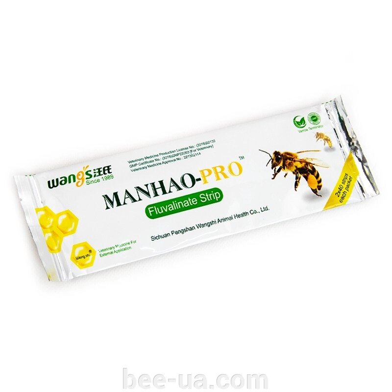 Смужки Манхао (MANHAO-PRO), 80 шт, Китай від компанії Українська Бджілка - фото 1