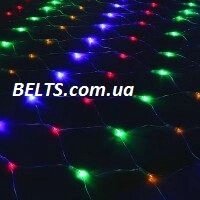 Новорічна різнобарвна гірлянда сітка 600 LED (сітка-гірлянда 2 * 2м) - характеристики