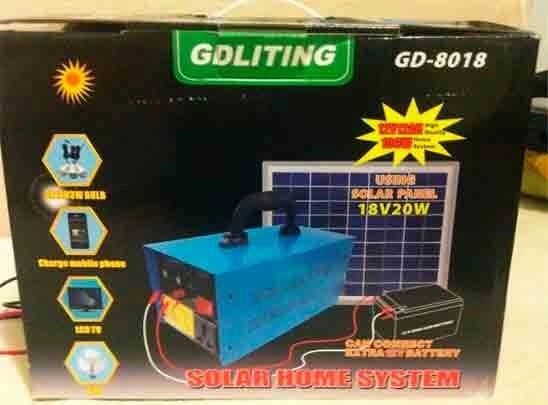 Домашня електростанція на альтернативних джерелах енергії Solar Home System GDlite GD-8018, жиди 8018) - інтернет магазин