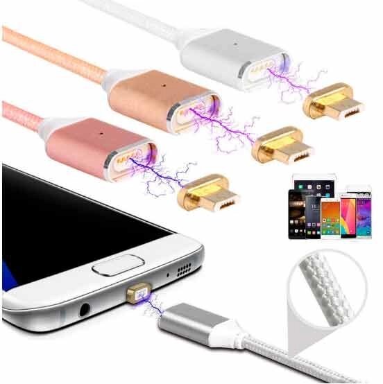 Магнітний кабель USB - micro USB для зарядки Android (андроїд) - фото