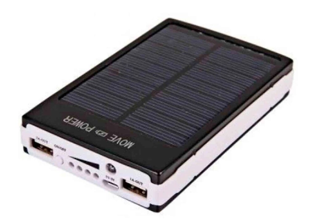 Мобільна сонячна зарядка POWER BANK SOLAR 15000ma (Павер Банк Солар 15000 мАч) - СЕТАВІР